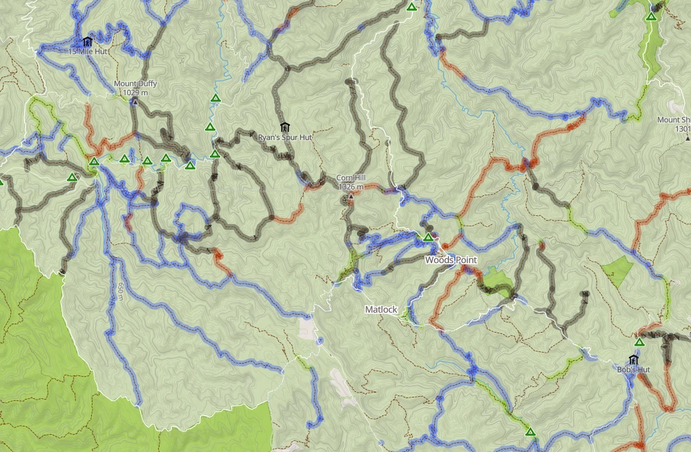 Newtracs 4wd trail database live map screenshot