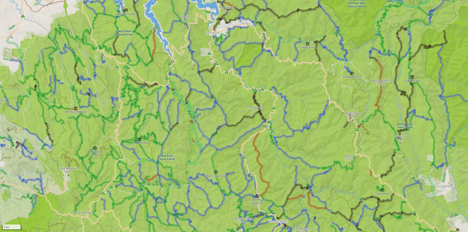 Newtracs app — map comparison