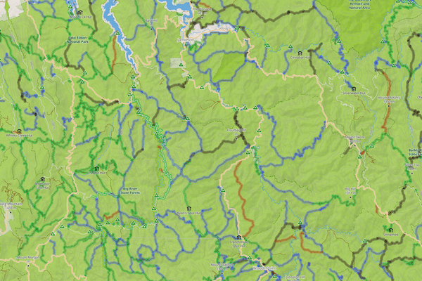 Newtracs app — map comparison