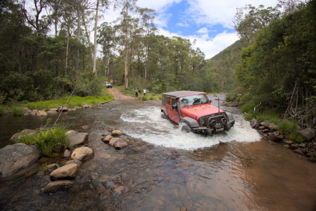 Expect lots of river crossings along Crooked River Track in the Victorian High Country.  